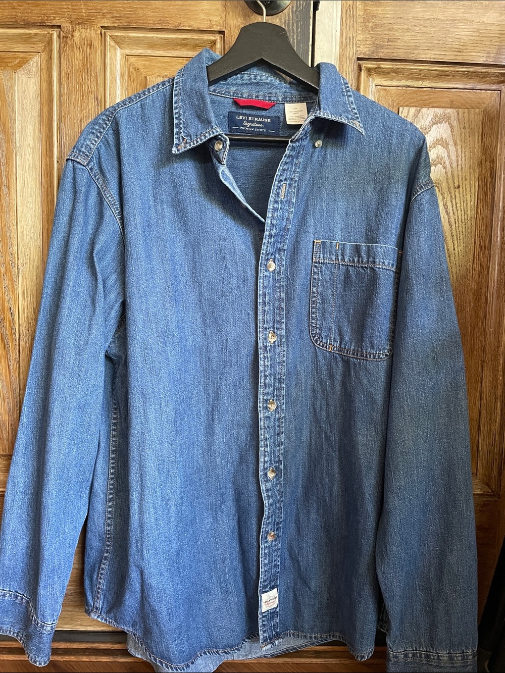 Levi's Vintage Men's Denim Button-Down Shirt - Blue